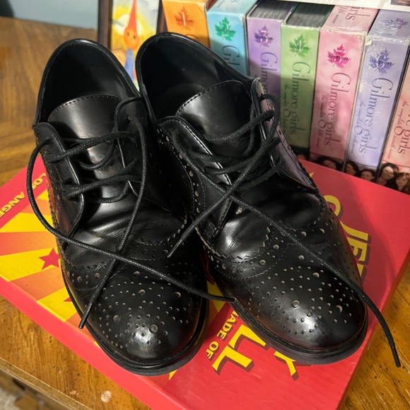 Jeffrey Campbell Townsend Twee Leather Oxfords 7.5 - Picture 3 of 8